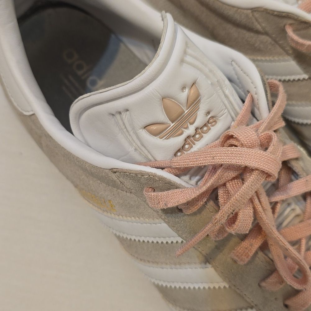 Adidas Originals Mens Gazelle Vapor Pink White Sneakers Mens Size 12 - Picture 2 of 8